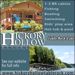 ad-hickory hollow table rock lake resort